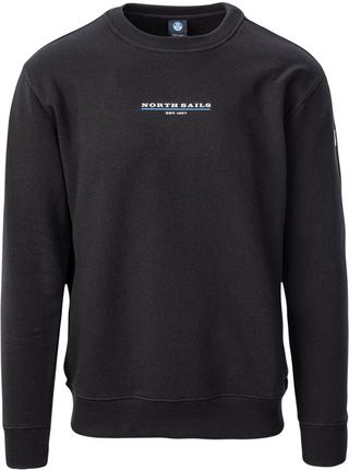 Męska Bluza North Sails Crewneck Sweatshirt With Graphic 691069-0999 – Czarny