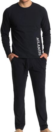 Bawełniana piżama męska Atlantic NMP 360 ciemnogranatowa (2XL)