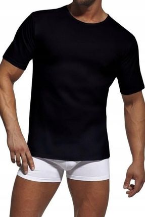 Koszulka męska Cornette Authentic 202 NEW czarna (S)