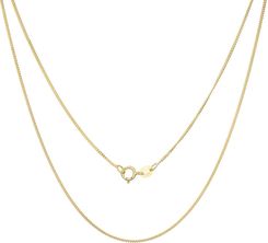 Susetti Złoty Łańcuszek Pancerka 50Cm 14K