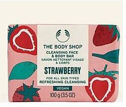The Body Shop Face And Body Strawberry Soap Mydło truskawkowe 100 g