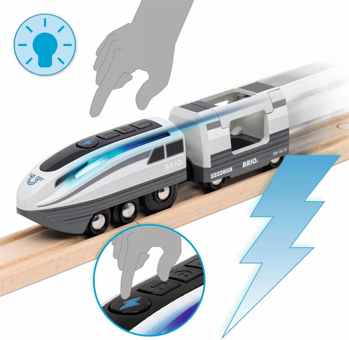 Brio - Trains & Vehicles Super szybka lokomotywa 3600300 - Ceny i ...