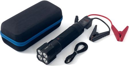 Choetech jump starter z powerbankiem 8000mAh - latarka LED czarny (TC0016)