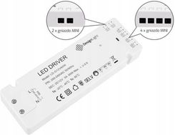 Zdjęcie Design Light Zasilacz Do Led Z Gniazdami Mini 12V/Dc 60W (Destrald60Wt) - Żabno