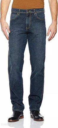 Wrangler Regular Fit Męskie Spodnie Jeansowe Dark Used W10I22H10