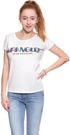 Wrangler T Shirt Damski T-Shirts Ss Graphic Offwh W7Z02Ev02 $