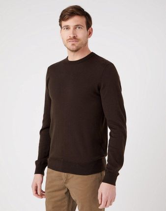 Wrangler Crewneck Knit Męski Sweter Klasyczny Delicioso W8A02Ph38