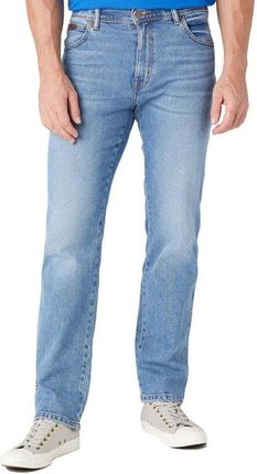 Wrangler Texas Męskie Spodnie Jeansowe Glaston Blue W121Hn13S