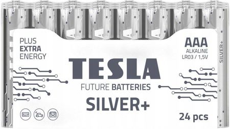 Tesla Baterie Alkaliczne Aaa/Lr03 24Szt Silver+
