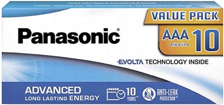 Panasonic 10X Baterie Alkaliczne Evolta Lr3 Aaa R3