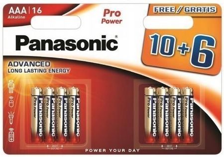 Panasonic 16X Bateria Alkaliczna Pro Lr03 Aaa R3