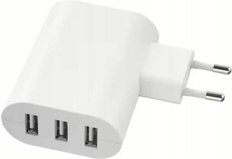 Ikea Ładowarka Usb A Smahagel 3 Porty 17W Biała - Ceny i opinie na Ceneo.pl