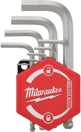 Milwaukee Zestaw Kompaktowych Kluczy Imbusowch Hex 9szt. 4932492399