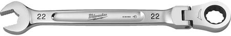 Milwaukee Klucz Płasko Oczkowy Maxbite™ Z Ruchomą Główką Grzechotki 22mm 1 Szt. 4932480195