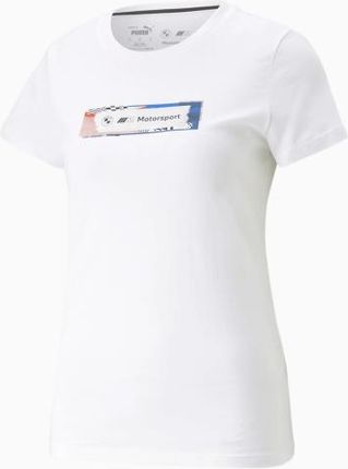 Damski T-shirt BMW M Motorsport Statement biały 80142864302/306