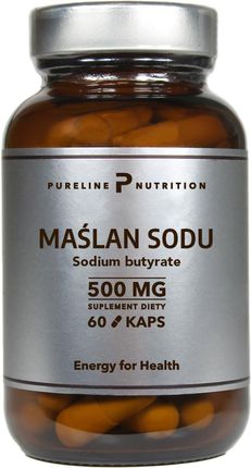 Maślan Sodu 500 mg 60 kapsułek - Pureline Nutrition || Oficjalny sklep MedFuture