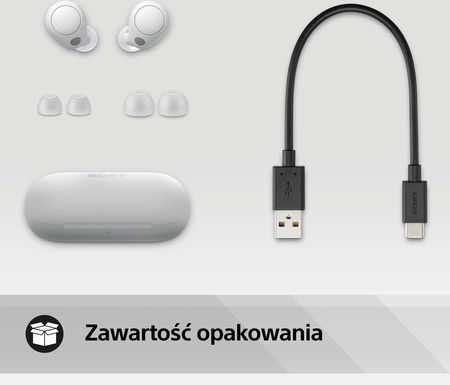 Słuchawki Sony WF-C700N Białe - Opinie i ceny na Ceneo.pl