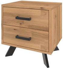 S&W Design Szafka Nocna Dębowa Z Szufladami Toledo Do Sypialni Loft S2 266