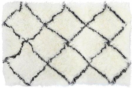 Dkd Home Decor Dywan 120X180 5 Cm Poliester Biały Romby 57743606