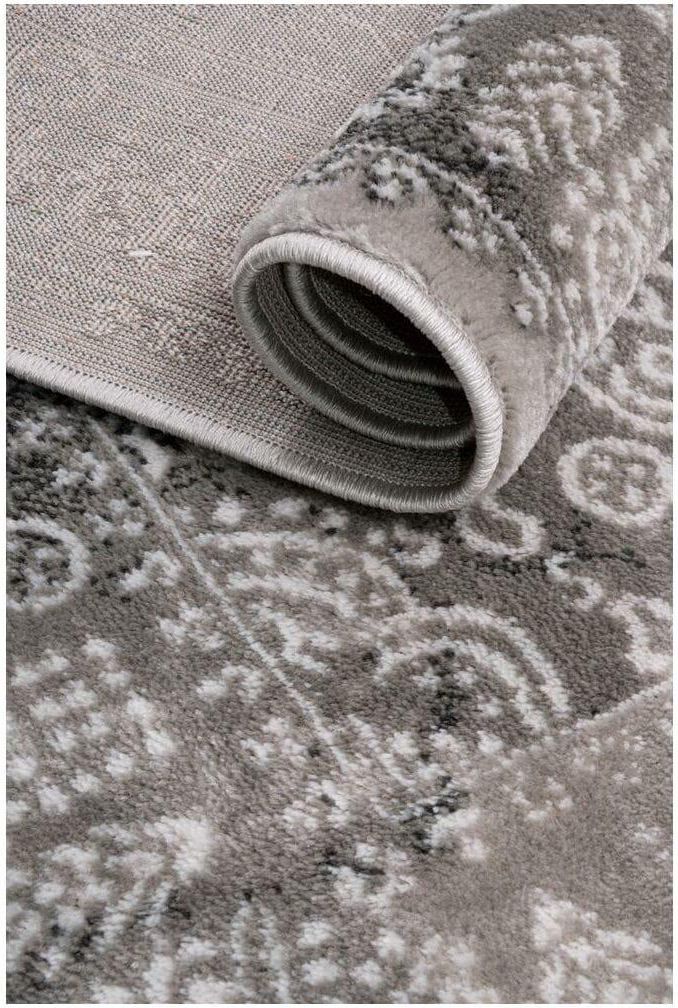 Multi Decor Dywan Elisa Ornament Szary 80X200 Cm 384207 Opinie i