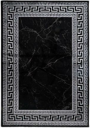 Multi Decor Dywan Palace Marmur Ornament Czarno Srebrny 160X230 Cm 384379