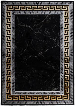 Multi Decor Dywan Palace Marmur Ornament Czarno Złoty 160X230 Cm 384381