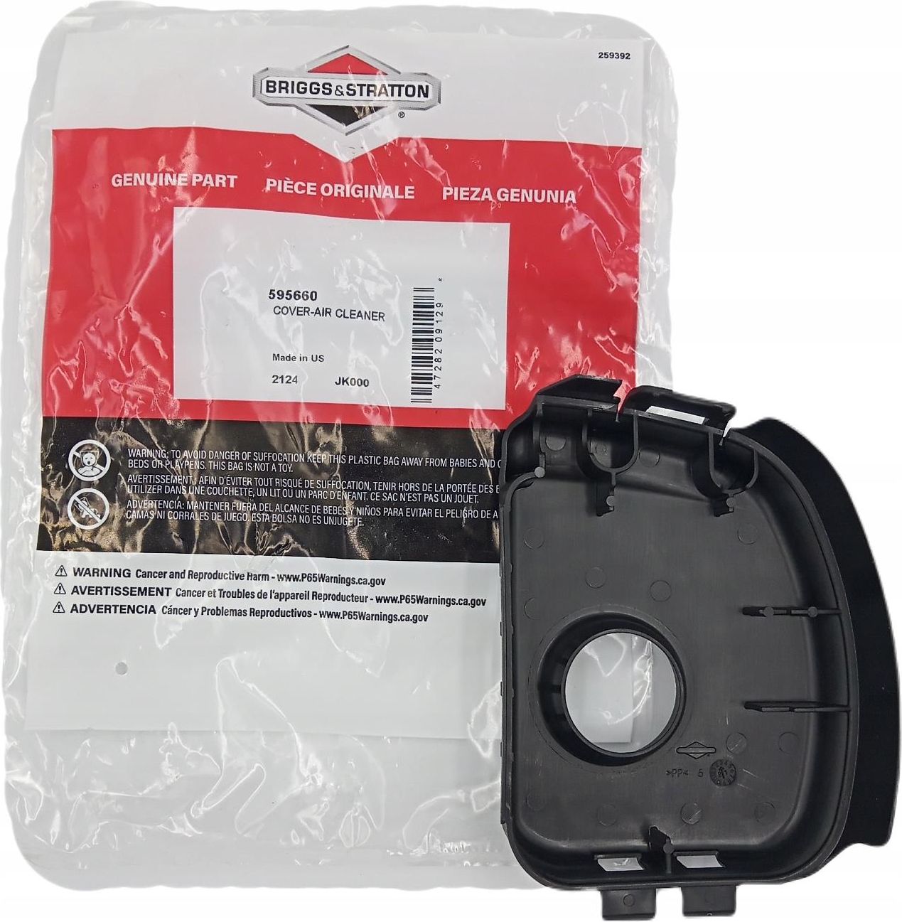 698403 Cover & 698083 Air Filter Kit – Compatible With BS 28AH76