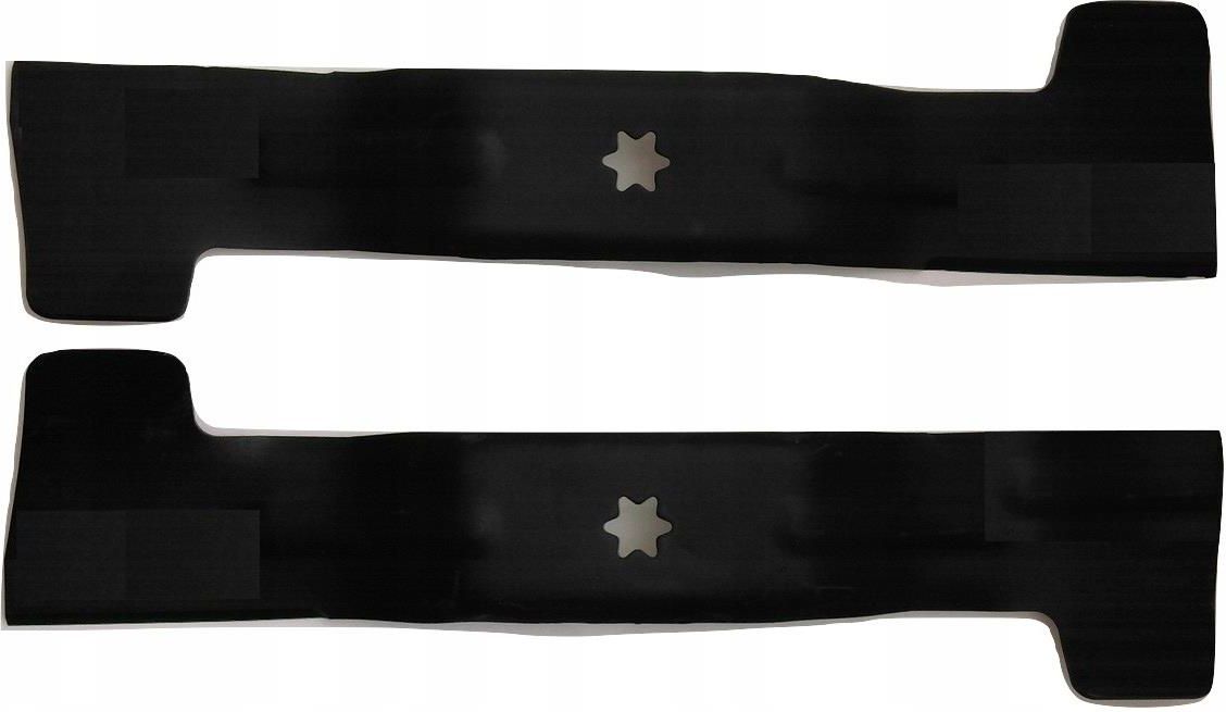2 Lame Tosaerba MTD/Gutbrod/Yard Man 46.5 Cm – Destra E Sinistra, Ricambio 742-0672/742-0673, Spessore 3 Mm, 6 Fori Centrali