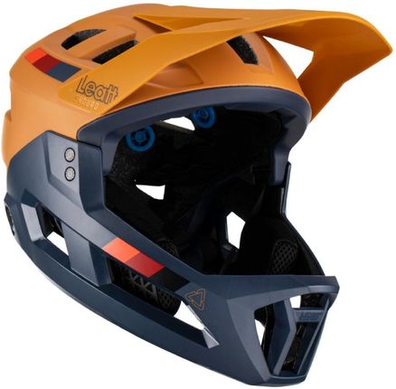 Leatt Kask Mtb 2.0 Enduro Wypinana Szczęka Czarno Rdzawy