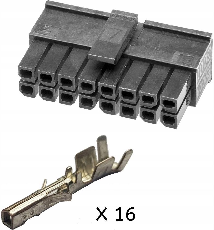 Econnectors Wtyczka Microfit 16Pin - Opinie i ceny na Ceneo.pl
