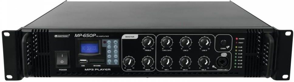 Wzmacmiacz audio OMNITRONIC MP-650P PA Mixing Amplifier