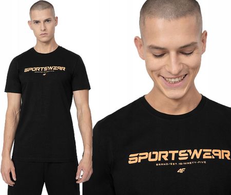 4F Koszulka Męska Bawełniana T-shirt Sportowy