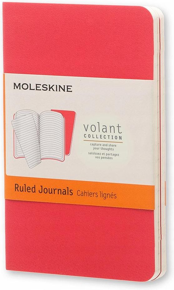 Moleskine Zeszyty Volant Journals 2szt. 6,5X10,5Cm Ceny i opinie