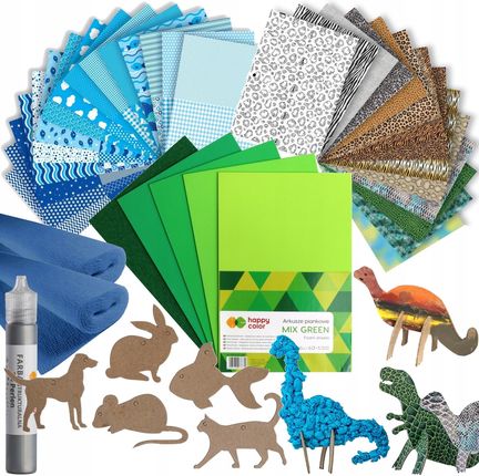 Happy Color Zestaw Plastyczny Kreatywny Dla Dzieci Zwierzaki