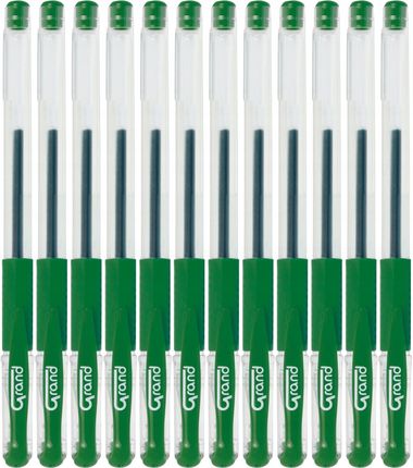 Grand Długopis Żelowy Gr 101 Zielony 12szt. Box