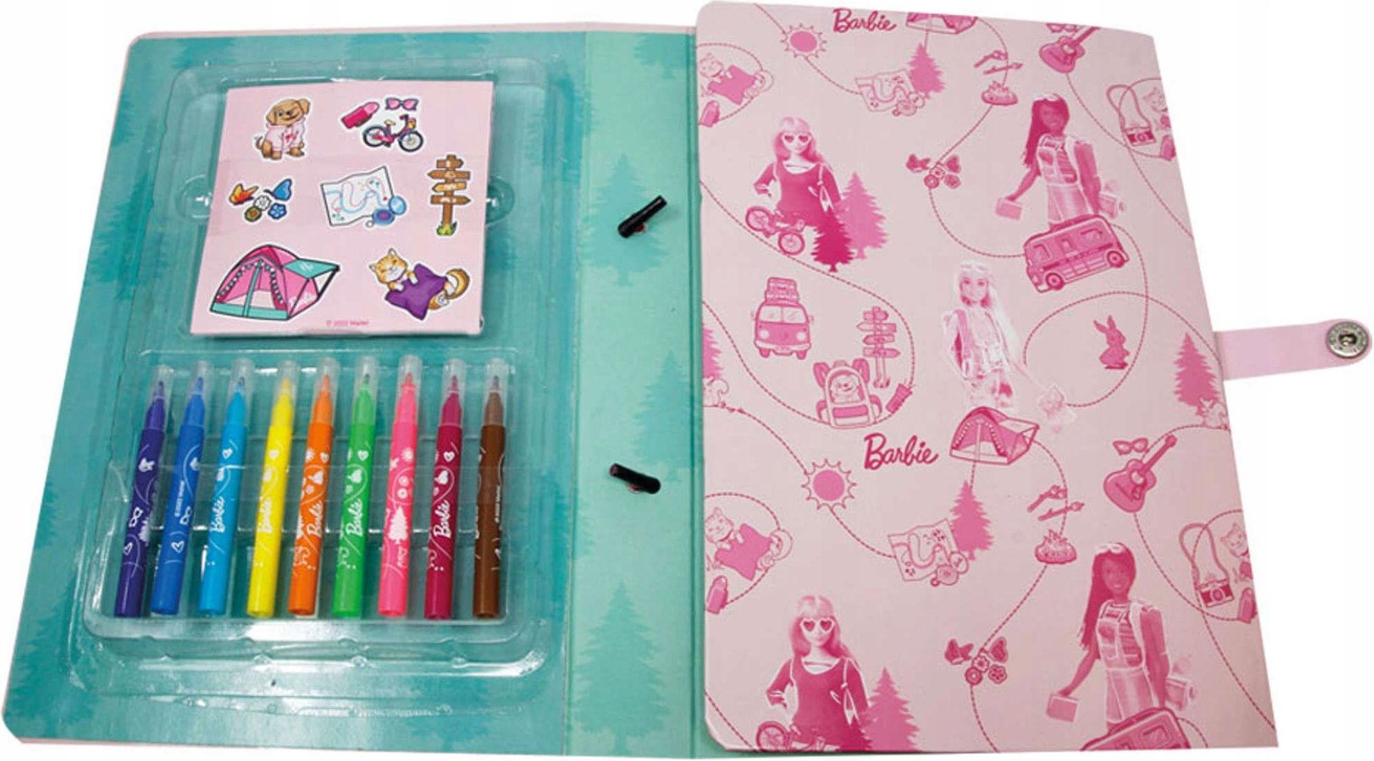O.D.S. Barbie Notes Podróżny Flamastry Mazaki Naklejki - Ceny i opinie ...