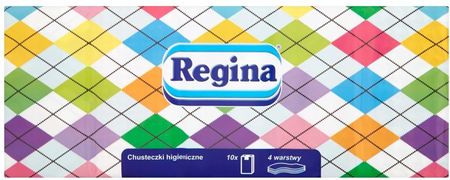 Regina Chusteczki Higieniczne 4-Warstwowe 10x9 szt.