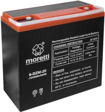Zdjęcie Moretti Akumulator 12V 20Ah 6-Dzm-20 Skuter Elektryczny 5905220805570 - Zielona Góra