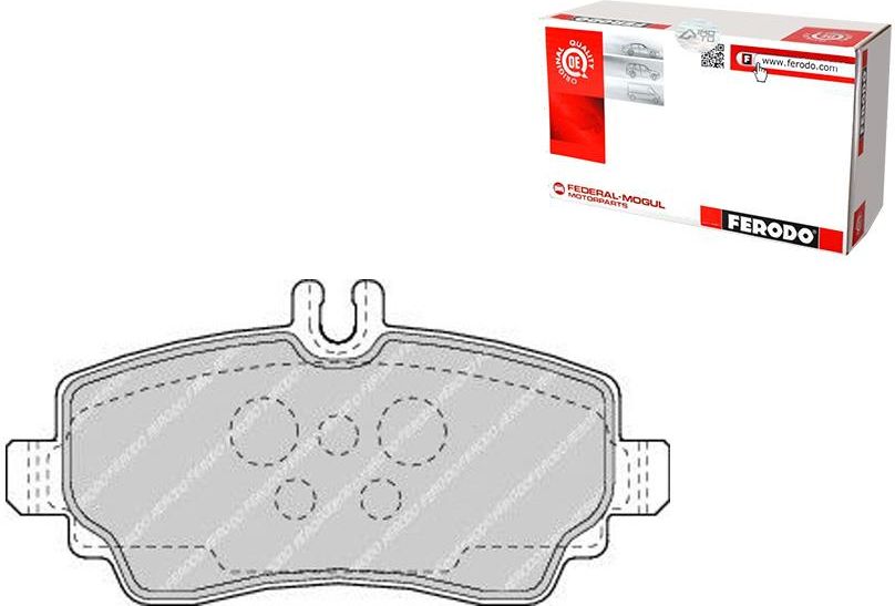 Klocki Hamulcowe Ferodo Klocki Hamulcowe Mercedes Vaneo 414 16 17d 19