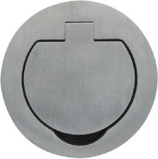 Zdjęcie Gniazdo hermetyczne elektryczne okrągłe, IP55, szczotkowane aluminium OR-GM-9030 - Łaziska Górne