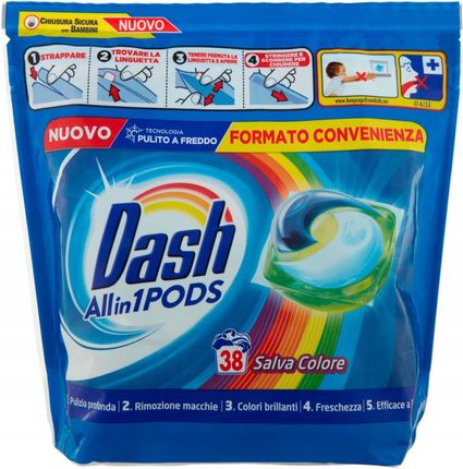 Dash Allin1 Colore Kapsułki Do Prania Kolorów 38
