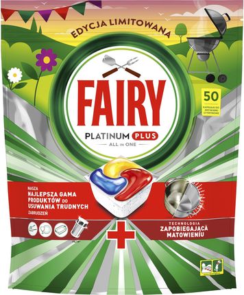 Fairy Platinum Plus Kapsułki Do Zmywarki Lemon 50Szt.