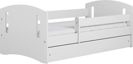 Łóżko Dziecięce Classic 2 160X80Cm Białe Szuflada