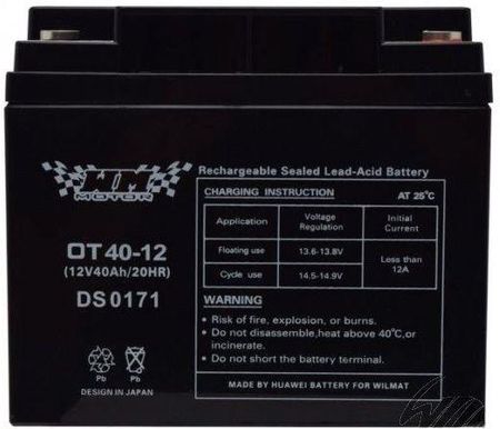 Wilmat Akumulator Żelowy Wm Motor Ot40-12 12V 40Ah Ds0171B