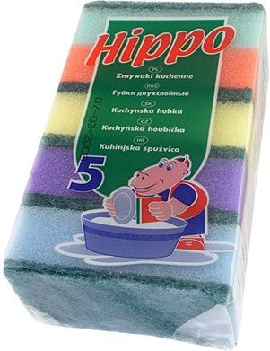 Zmywak, Gąbka Hippo 5 Szt
