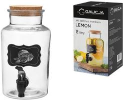 Zdjęcie Galicja Słoik Słój Z Kranikiem Do Napojów Lemoniad Drinków - Więcbork