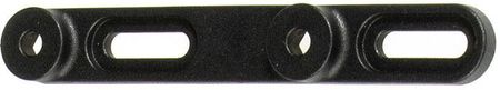 Ortlieb Bikeman Adapter Montażowy Offset Plate 64mm Element Przesuwający Otwory W Ramie O 64mm Niebieski