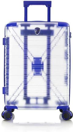 Heys X-Ray średnia niebieska transparentna walizka na kółkach