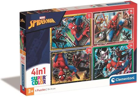 Clementoni Puzzle Spider-Man 12, 16, 20, 24 elementy