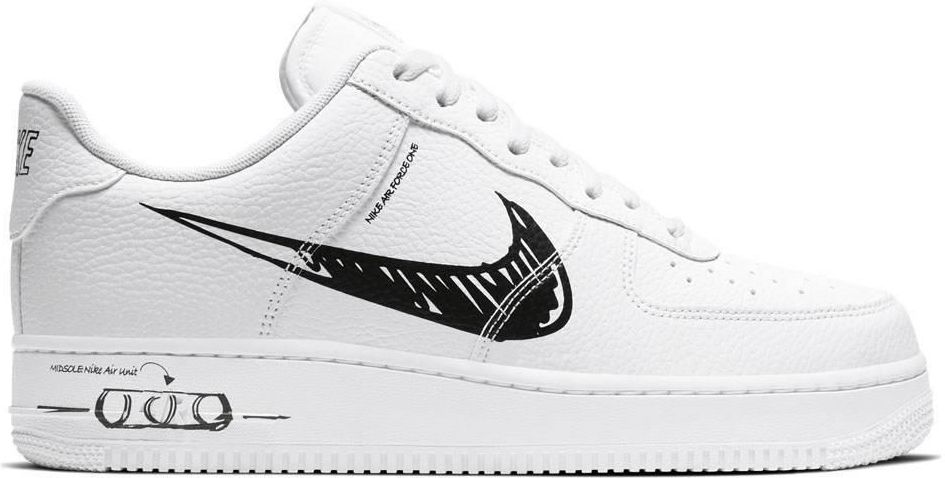 Nike męskie buty Air Force 1 LVB Utility CW7581 001 czarny